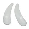 Onwon 100 PCS Mini Curved Cosmetic Scoop Makeup Mask Plastic Spoon (White)