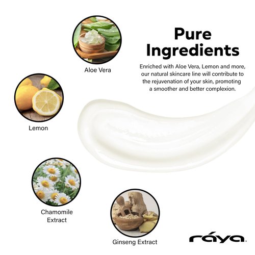 Raya Lemon Water Gel Cream (308) | Moisturizing, Skin-Repairing, and Anti-Aging Facial Day and Night Cream for Non-Problem Skin | Fills in Wrinkles and Improves Complexion