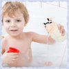 Vesici 2 Pcs Bath Sponge Kids Body Shower Loofah Cute Animal Cartoon Colorful Baby Pouf Mesh for Toddler Children Adults Gifts Washing Exfoliating, Pig and Cow 1 count
