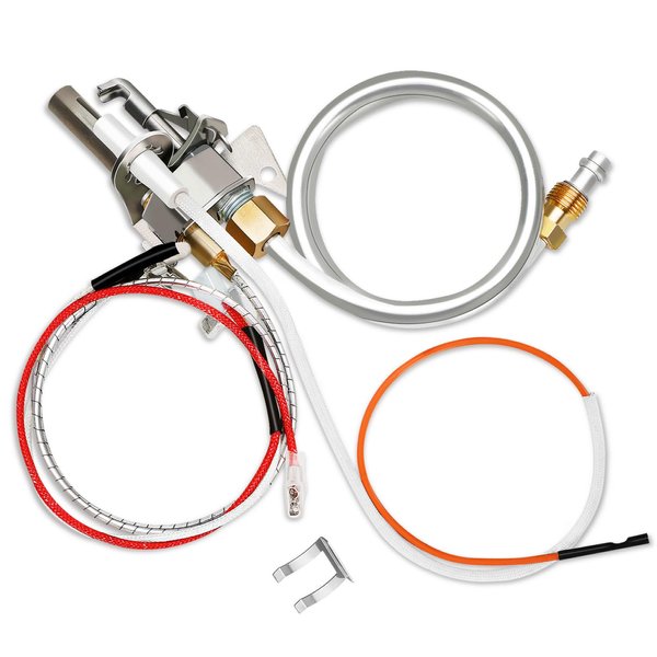 Upgrade 100112330 Water Heater Pilot Assembly, Replace 9007876 Thermopile for Water Heater, Compatible with 300 301 Series Whirlpool Water Heater Parts & A.O.Smith, American, State, Kenmore, Reliance