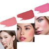 Yeweian Blush Stick Set Matte Cream Blush Stick for Cheeks, Eyes and Lips Natural Makeup Waterproof Long Lasting (Set 01)