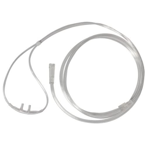 Sunset Healthcare Solutions 5pk Sunset 4Ft Adult Oxygen Nasal Cannula w/Kink-Free Supply Tubing (RES1104), Clear