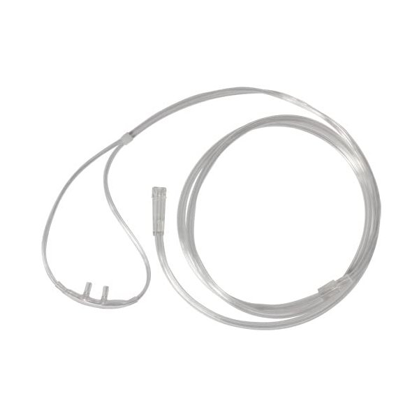 Sunset Healthcare Solutions 5pk Sunset 4Ft Adult Oxygen Nasal Cannula w/Kink-Free Supply Tubing (RES1104), Clear