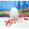 3D Printed Dragon Mushroom Dragon, Articulated 12" White and RED Dragon with Classic Egg, Fidget Toy, Executive Desk Toy D036-CLS