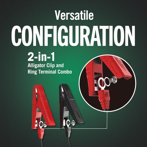 Battery Tender Alligator Clip and Ring Terminal Battery Charger Accessory Cable 081-0180