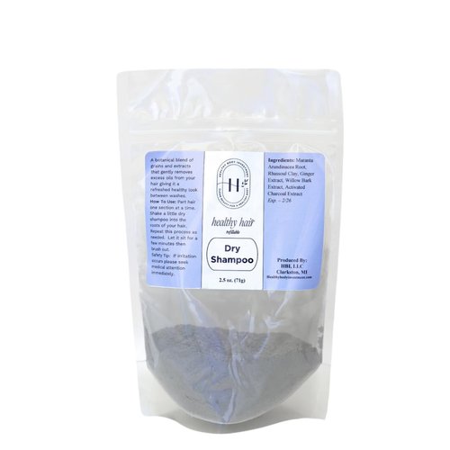 HEALTHY BODY INVESTMENT Dry Shampoo Refill Bag, Award Winning Formula, Refill A Container That You Have, Removes Excess Oils On Your Scalp, Botanical Powder Formula, Clean Beauty Product