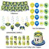 36PCS Pickleball Birthday Party Decorations Party Supplies Includes Pickball Birthday Banner-Hanging Swirls-Cake Topper-Cupcake Toppers-Balloons for Pickball Party Favor Decorations