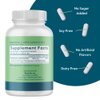 BESTVITE Filler-Free Magnesium Glycinate - 400mg of Magnesium per Serving (240 Veg Caps)- Chelated Bisglycinate for Muscle, Relaxation, Stress & Sleep Support* - For Men & Women - No Stearates - Vegan