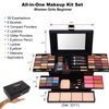 58 colors Professional Makeup Kit for Women, All In One Full Makeup Gift Set for Women Girls Beginner with Eye Shadow Blush, Lipstick, Compact Powder, Mascara, Eyeliner, Lip Liner, Eyebrow Pencil,