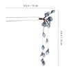 KALLORY Flower Hair Stick Ancient Style Tassel Hair Stick Pendant Updo Hair Accessory