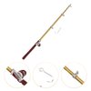 TOYANDONA Dollhouse Fishing Pole Miniature Fishing Rod Fairy Harden Fishing Pole Micro Landscape Furniture for Kids Play House Decoration