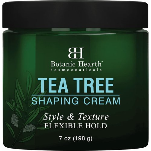 Botanic Hearth Tea Tree Shaping Cream, Hair Styling Cream with Collagen &amp; Biotin - Style &amp; Textur...