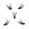 FLUFFBERRY Eyelash Clusters Individual Lashes Extension 36 PCS D Curl 30D 14MM Volume Mink Under DIY at Home