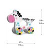 Kids Hits: Colorful Wooden Push & Pull Toy Pull-Along Zebra - Fun Companion for Toddler Exploration, Ages 1 and Up!
