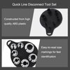 WINTOWIN Air Conditioner and Fuel Line Quick Disconnect Tool Set Standard Sizes for Multiple Applications,Plastic Auto AC/Gas Set 1/4 – 7/8in