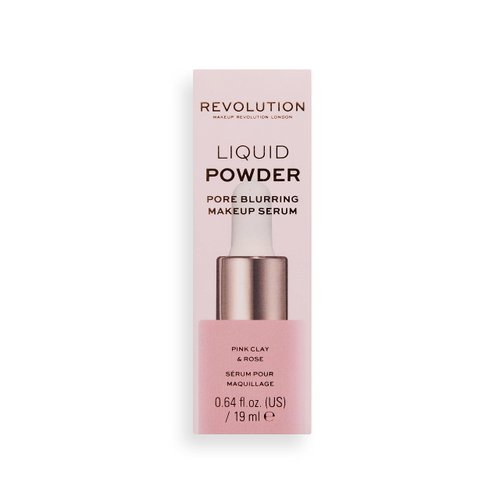 Revolution Liquid Powder Make Up Serum, Pore Minimizer Cream, Removes Shine & Reduces Pores, 0.64fl.oz/19ml