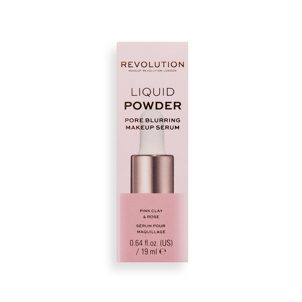 Revolution Liquid Powder Make Up Serum, Pore Minimizer Cream, Removes Shine & Reduces Pores, 0.64fl.oz/19ml