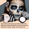 UCANBE White Pressed Setting Powder for Special Effects & Halloween Makeup, Translucent Matte Finishing Powder, Baking White Face Powder for Long Lasting Coverage, Portable Compact