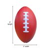 LMC Products 3 Pack of Mini Foam Footballs for Kids - Small, Tiny Football 4.75" in Length - Little Toy Football
