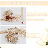FERCAISH New Butterfly Tassel Hair Clip, Classic Style Pearl Hair Clip Hair Accessories for Traditional Clothes Festive Wedding Cosplay