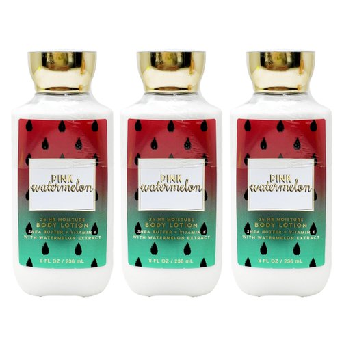 Bath & Body Works Pink Watermelon - 3 Pack Of Body Lotion