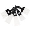 Folansy 5 Pcs Afro Comb Metal African American Pick Comb Hairdressing Styling Tool Hair Pick for Hair Styling black