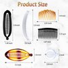 18 Pieces Classic Banana Hair Clips Fashionable Hair Comb Clips Fishtail Hair Clip Ponytail Banana Hair Clips for Women Girls, 6 Styles
