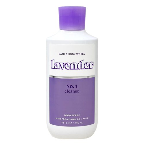 Bath & Body Works Lavender 3 Pack Body Wash Bundle with a Lavender Dream Bar Soap - Full Size