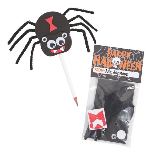 Fun Express Spider Pencil Topper Craft Kit Handout for 24