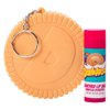 Vanilla Scented Flavored Lip Balm & Keychain 0.12 oz (Pack of 1)