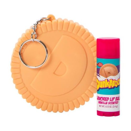 Vanilla Scented Flavored Lip Balm & Keychain 0.12 oz (Pack of 1)