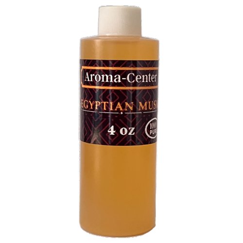 AROMA-CENTER light brown Egyptian musk body oil- Uncut and Pure Perfume Oil Essential for Body and All Skin type