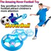Camlinbo Hover Soccer Ball Toys Gifts for Kids, Rechargeable Soccer Ball Toys Indoor Floating Soccer with LED Light Soccer Ball Game Toy Christmas Birthday Gifts for 3 4 5 6 7 8+ Years Boy Girl (Blue)