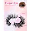 7 Pairs Cat-Eye Lashes Flu-ffy 18mm Fox Eye Lashes Curly Volume Eyelashes Faux Mink Lashes that Look Like Extensions Lashes Wispy False Eyelashes Natural Look(Z19)