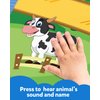 Coogam Musical Cars Play Mat for 1 2 3 Year Old Toddlers, Soft Pull-Back Vehicle Set with Farm Animals Playmat Rug, Baby Fine Motor Skills Toys Game Montessori Learning Gift