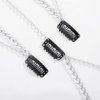 Campsis Punk Tassel Hair Clips Multistrand Chain With Clips Ponytail Multi Strand Head Chain Decorated Hair Extension Chain Festival Nightclub Party Hair Chain for Women and Girls (C-silver)