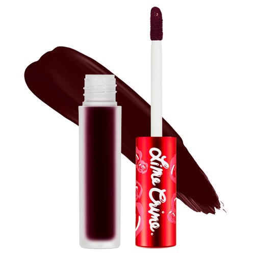 Lime Crime Velvetines Liquid Matte Lipstick, Bloodmoon (Deepest Blood Red) - Bold, Long Lasting S...