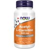 NOW Supplements, Acetyl-L Carnitine 500 mg, Amino Acid, Brain And Nerve Cell Function*, 50 Veg Capsules