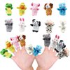 5 PCS Finger Puppets for Kids Toddlers Ages 1-3 3-5 4-8, Mini Plush Animals Baby Finger Puppet Toys, Puppet Show Theater Props, Small Prize Box Toys, Bulk Party Favors for Kids, Toddlers