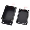 LMioEtool Junction Box Waterproof Dustproof IP65 ABS Plastic Universal Electric Project Enclosure Black with Fixed Ear 3.93"x2.68"x1.97"(100 x 68 x 50 mm)
