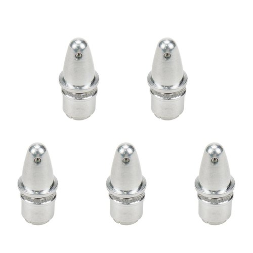 Mcredy 5Pcs RC Aluminum Bullet Propeller Adapter Holder for Brushless Motor Prop (3.17mm Aperture and 5mm Output axle)