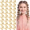 Isslly 32PCS Cute Star Hair Clips for Women, Gold Metal Star Hair Snap Barrettes, Non Slip Hair Accessories for Women, Girls for Daily Use, Parties