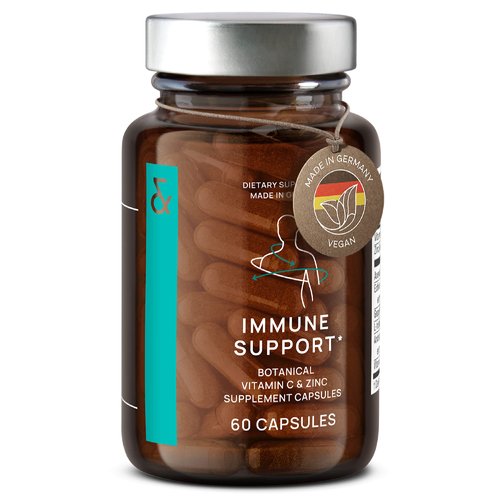 N°7 Immune Support Supplement - Immunity Boost with Echinacea - Natural Vitamin C from Acerola - Zinc - Andrographis - Grapefruit Seed Extract - Vegan Immune System Vitamins Complex - 60 Capsules