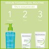 Bioderma Sébium Foaming Gel Pump, Cleansing and MakeUp Removing, Skin Purifying for Combination to Oily Skin, 6.76 Fl Oz