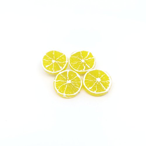 2PCS Double Lemon Slices Hair Clips for Women Girls Bangs Side Hairpins Creative Barrettes Duckbill Hair Accessories