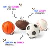Set of 24 Sports 2.5" Stress Balls - Includes Soccer Ball, Basketball, Football, Baseball Squeeze Balls for Stress Relief, Party Favors, Ball Games and Prizes, Stocking Stuffers - Bulk 2 Dozen Balls