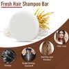 Hotiary Darkening Shampoo Bar & Rice Water Conditioner Bar Set, Rice Water Hair Growth Shampoo Soap Bar for Thinning Hair and Hair Loss, pH Balanced, for Fine & Oily Hair - Easy for Travel