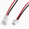 20 Pairs JST 1.25 mm 2-Pin Micro Electronics Male and Female Connector Plug with 3.94inch(10cm) UL1571-26AWG Cable Wire
