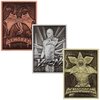 Exquisite Gaming: Digiplate Starter Pack - Stranger Things: The Upside Down - 3 Collectible Metal Cards, Phone Stand, Copper-Gold-Silver Image Plates