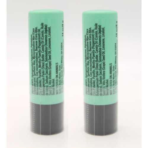Mint Lip Balm (No 1421), Bath and Body, C O Bigelow, 0.14 oz each, 2 pack
